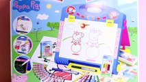 Peppa Pig Table Top Easel Chalkboard Coloring Drawing Peppa Pig Muddy Puddles Toys by DCTC