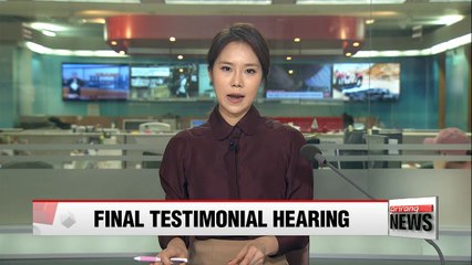 Korea's Constitutional Court holds final testimonial hearing, decides president's appearance