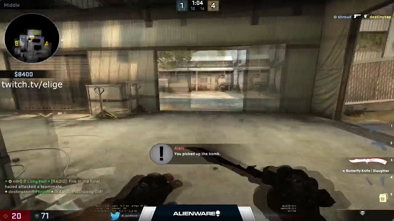 CS:GO - ELIGE 0% RESPECT KNIFE PLAY