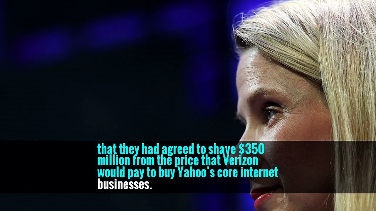 SAN FRANCISCO — Faced with unknown costs related to two huge data breaches, Yahoo and Verizon Communications announced Tuesday