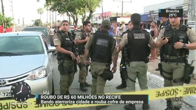 Criminosos explodem transportadora de valores e roubam R$ 60 milhões no Recife