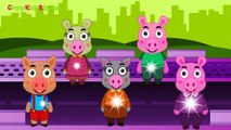 pigs finger family | farmees | nursery rhymes | kids songs | 3d rhymes