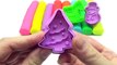 Play & Learn Colours with Play Dough Snowman Tree Animals Horse Bear Modelling Clay Fun and Creative
