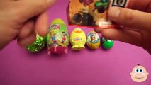 Surprise Eggs Learn Sizes from Smallest to Biggest! Opening Eggs with Play Doh Candy and Fun! Part 2