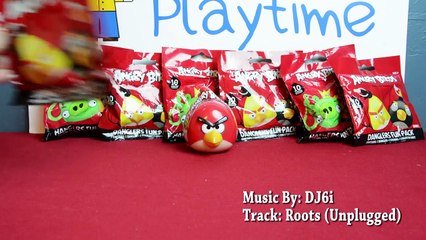 Blind Bags Kinder Playtime Mystery Angry Bird Surprises 3-in-1,Danglers, and Hangers