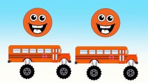 Learn Colors with Monster Trucks | Monster Truck Stunt Videos for Children Animated Surpri