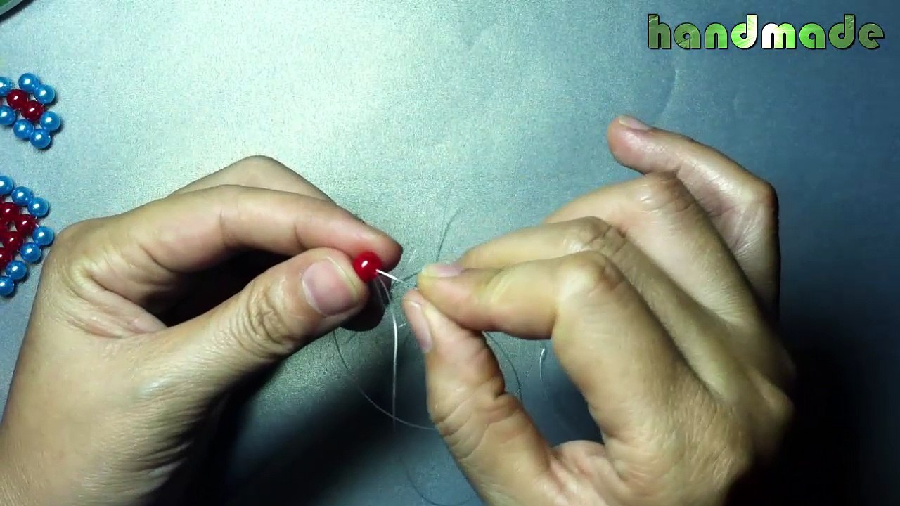 Hướng dẫn kết chữ S bằng hạt cườm