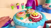 Play Doh Sweet Shoppe Cake Makin Station and Play Doh Magic Swirl Ice Cream Shoppe Hasbro