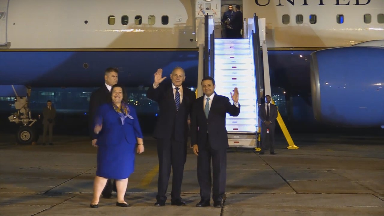 Secretario de Seguridad Nacional de EEUU llega a Guatemala en visita oficial