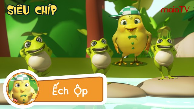 ✔ Ban Nhạc Gà Con | ẾCH ỘP - Nhạc thiếu nhi vui nhộn | Chicken Band | Siêu Chip