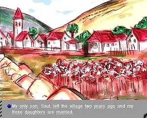 English Story Lesson: The Rich Man & The Poor Man 🖼️