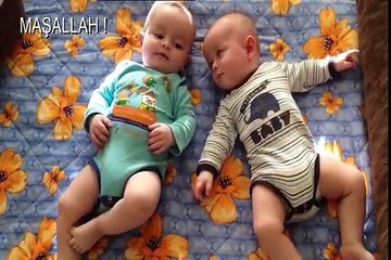 twins fighting....