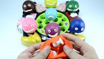 Jugar y Aprender los Colores con Play Doh Peces Angry Birds Peppa Pig Moldes de Diversión Creativa para niños