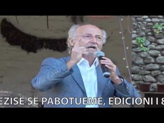 Report TV - I ftuar në studion e "Rreze Dielli" Themeluesi i Eko Mendje, Mirsad Basha