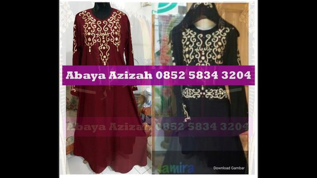 HUB.0852 5834 3204 (TSEL) Jual Baju Abaya Hitam