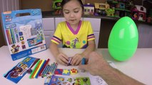 Coloring Easter Eggs with Paw Patrol Stickers Easter Toys Ryan ToysReview