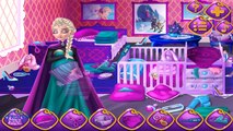 Frozen Elsa and Jack Frost have a baby Twins Disney Princess Pregnant Compilation Games fo