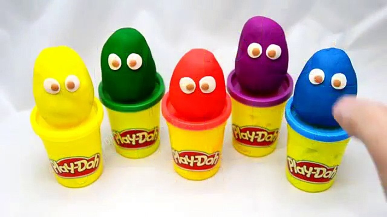 Играть Doh Сюрприз яйца Узнать цвет Ice Age Angry Birds автомобилей Hippo