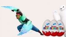 Dibujos animados de Héroes de la Ciudad de Big Hero 6 Huevos con la sorpresa de Ver la descompresión de la SORPRESA