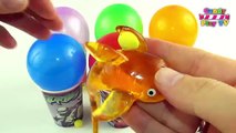 Воздушные шары сюрприз чашки | учим цвета с воздушными шарами для детей | Цвет шар | Студня животные
