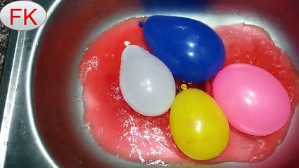 The Finger Family, Faces Wet Balloons Compilation, Finger Nursery Rhyme Colour Song