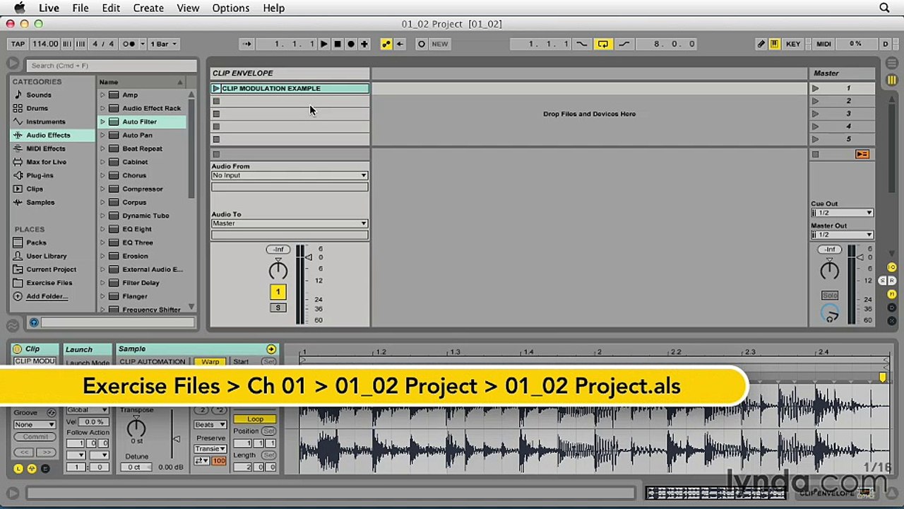 1.2 - Creating clip envelopes and putting them to work
