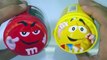 Opening M&Ms Rainbow Chocolate Candy Containers Learning Colors