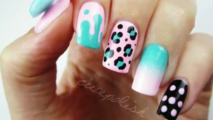 Aztec Galaxy Nail Art Tutorial - Cotton Candy Nail Art - Video Dailymotion