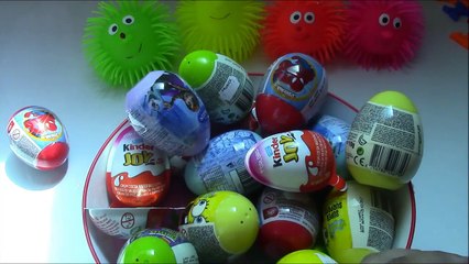 Play Doh Glitter Kinder Surprise Eggs Toys Play Doh Learn Colors Disney Palace Pets Angry