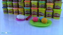 Play Doh Rainbow Donuts! How to make Play Doh Donuts! Fun for Kids