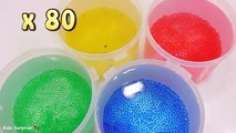 Colors Ice Orbeez Hand Finger - Water Ball Frozen, Learn Colors With Glitter Slime Clay