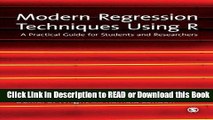 Download Free Modern Regression Techniques Using R: A Practical Guide Online Free