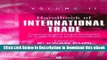 eBook Free Handbook of International Trade: Economic and Legal Analyses of Trade Policy and