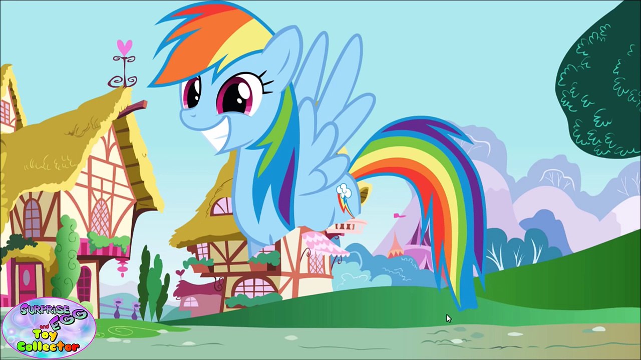 MY LITTLE PONY Mane 6 Transforms Color Swap Coloring Book Surprise Egg and Toy Collector S