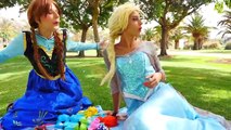 SPIDERMAN vs VENOM Frozen Elsa Bride Bad Dream w/ Princess Kidnapped by Joker in real life