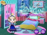 la pelcula de dibujos animados juego para las niñas de bebé de Elsa Room DecorationFrozen Games 1