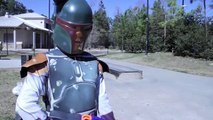 Little Heroes Spiderman, Boba Fett vs Aliens INVASION Fun Battle In Real Life comic | Supe