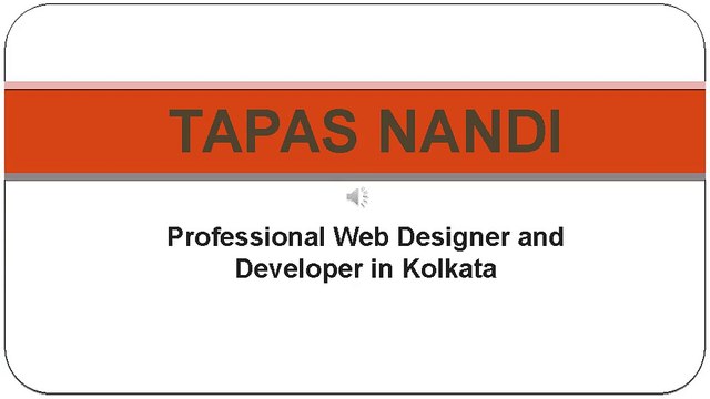 Tapas Nandi - Kolkata's Best Freelance Web Designer & Developer