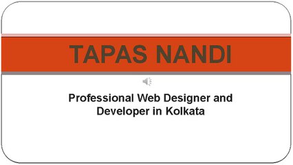Tapas Nandi - Kolkata's Best Freelance Web Designer & Developer