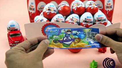 KINDER SORPRESA HUEVOS | Pulpo y la Rana | la Sorpresa Juguetes | CAMIÓN ROJO