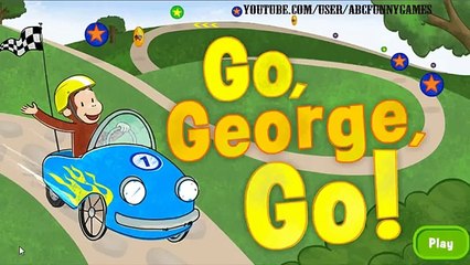 ♡ Curious George - Go George Go Funny Racing & Design Video Game For Kids English