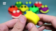 Play & Learn Colours & Shapes with Play Doh Cats Smiley Faces Fun & Creative for Kids & Pr