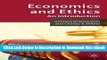 eBook Free Economics and Ethics: An Introduction Free Audiobook