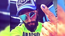 Ranveer Singh Cast His Vote With Father And Appeals Public To Vote | BMC Elections 2017