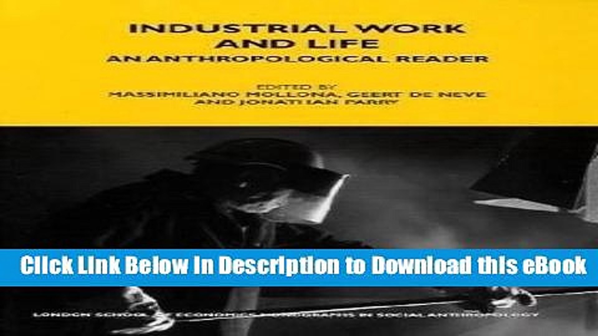 ⁣Read Online Industrial Work and Life: An Anthropological Reader (LSE Econ Monograph - Social
