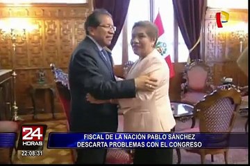 Fiscal Pablo Sánchez descarta problemas con el Congreso