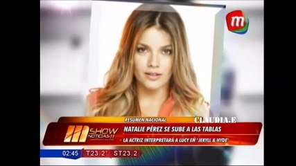 Natalie Pérez en "Jekyll and Hyde" y "La justicia falló a favor de SAGAI"