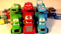 Pixar Cars Character Encyclopedia with MACK , Lighnting McQueen Hauler and The King Hauler