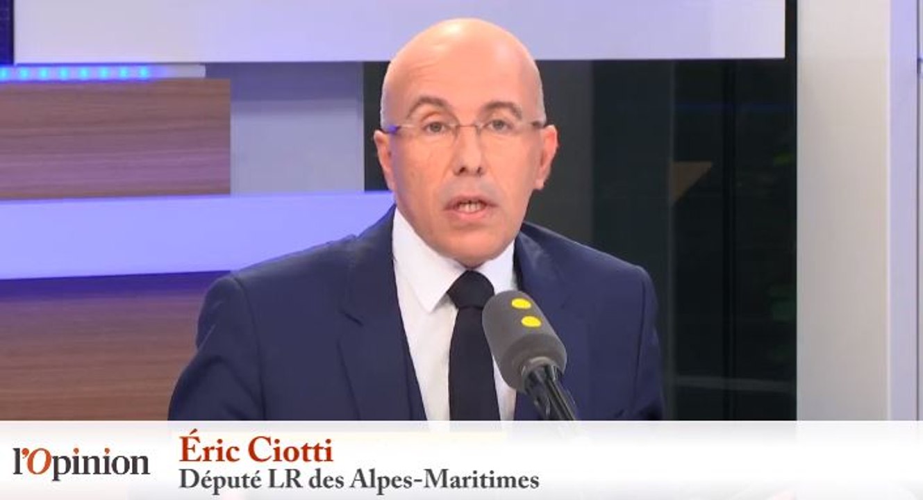 Éric Ciotti : «La fusion des girouettes n'a jamais donné le bon cap en matière politique»