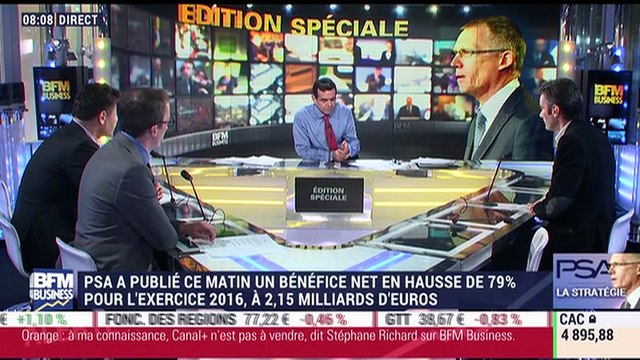 PSA: Bénéfices en forte hausse en 2016 et négociations en bonne voie pour une fusion avec Opel (1/2) - 23/02